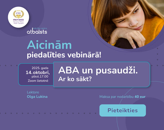 Vebinārs "AST, pubertāte un pieaugšana"