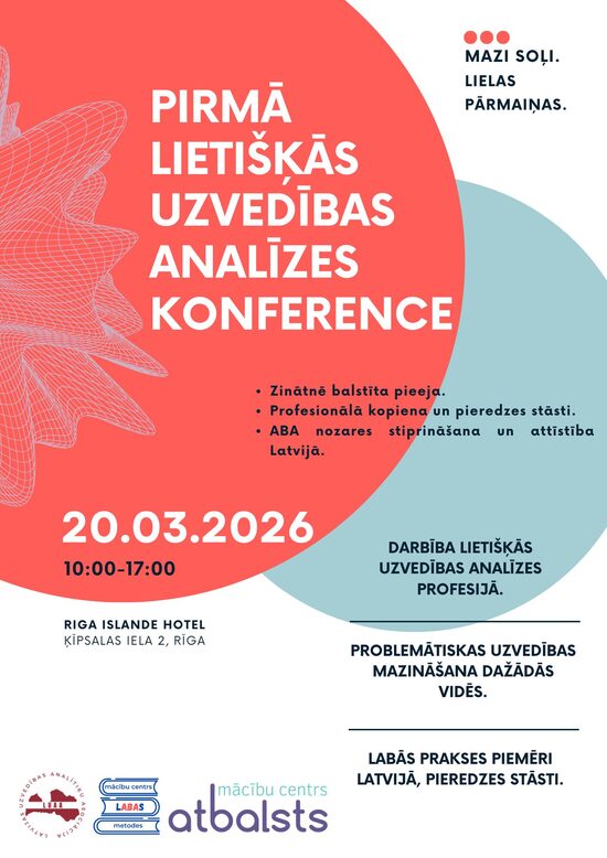 LIETIŠĶĀS UZVEDĪBAS ANALĪZES KONFERENCE, 20.03.2026